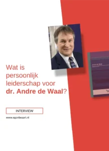 André de Waal – Persoonlijk Leiderschap
