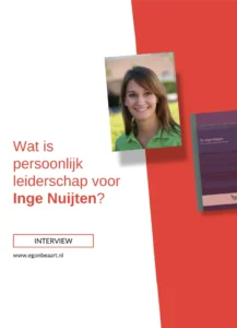 Inge Nuijten – Persoonlijk Leiderschap